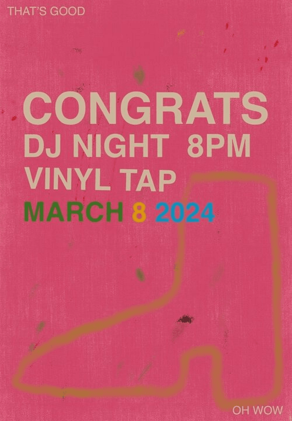 Congrats Records DJ Night