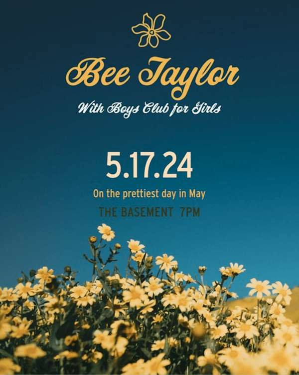 Bee Taylor w/ Boys Club For Girls