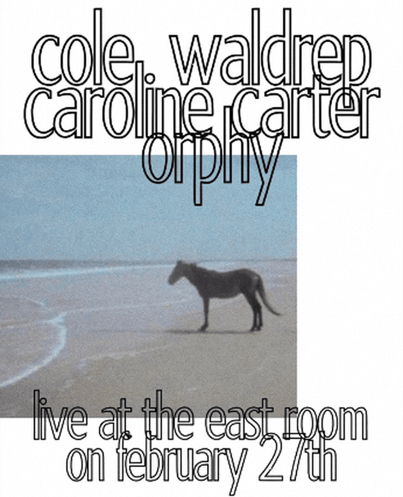Cole Waldrep // Orphy // Caroline Carter