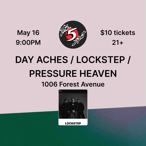 DAY ACHES / LOCKSTEP / PRESSURE HEAVEN