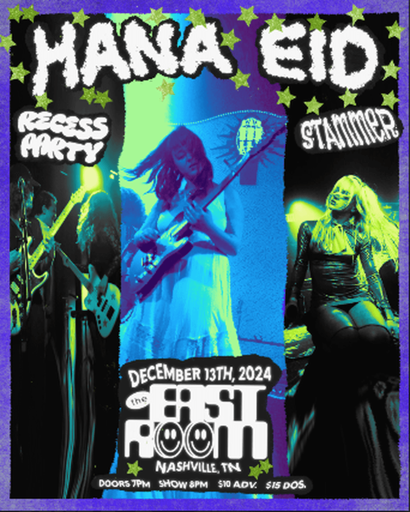 Hana Eid // Recess Party // Stammer