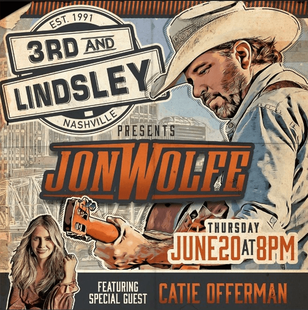 Jon Wolfe with Catie Offerman