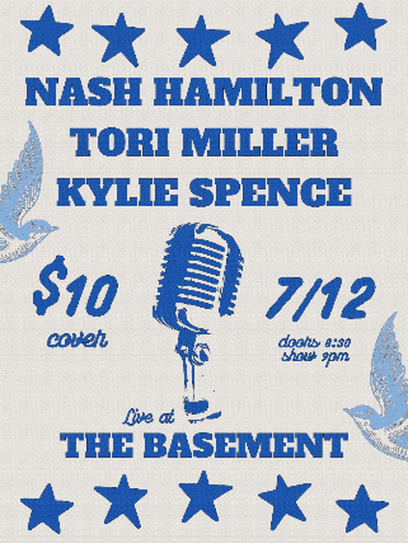 Nash Hamilton // Tori Miller // Kylie Spence