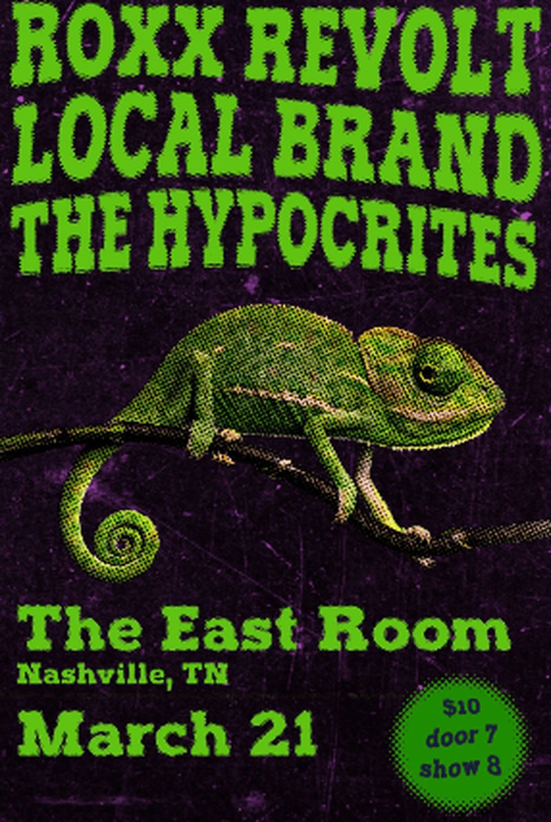 Roxx Revolt // Local Brand // The Hypocrites