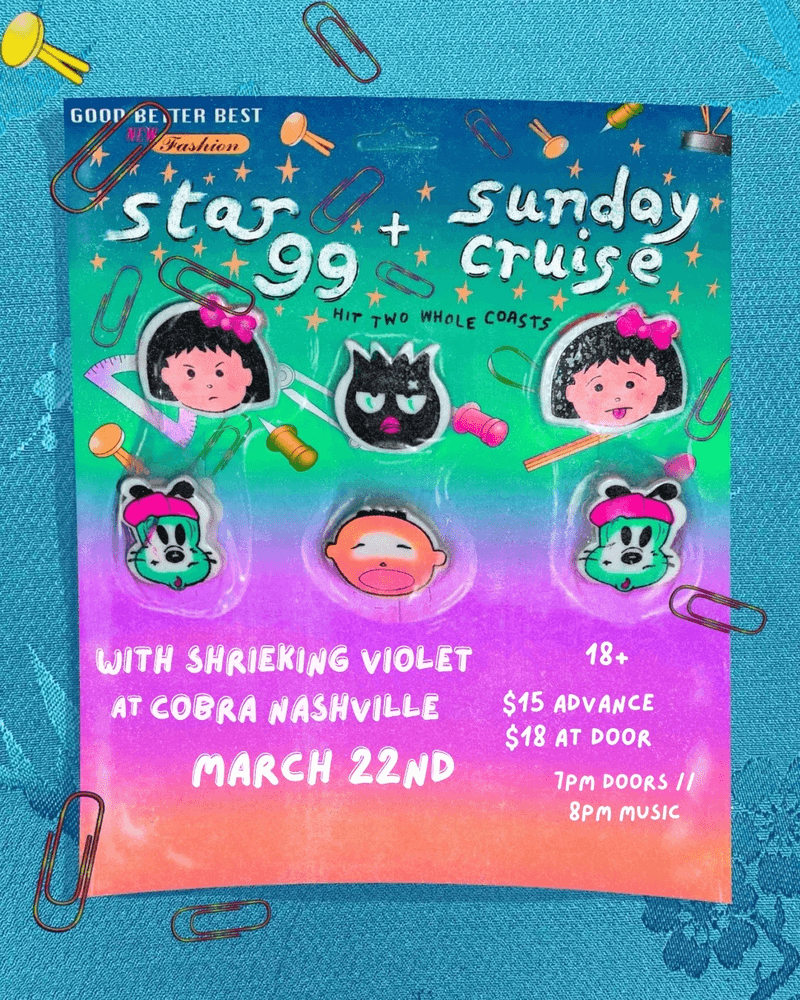 Star 99 // Sunday Cruise // Shrieking Violet