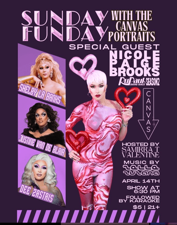 'Sunday Funday' @ Canvas Lounge