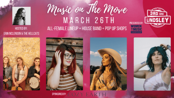 Music On The Move feat. Thunder & Rain Band, Amanda McCarthy , Barie & Sarah Lake Hosted by Erin McLendon & The HellCats