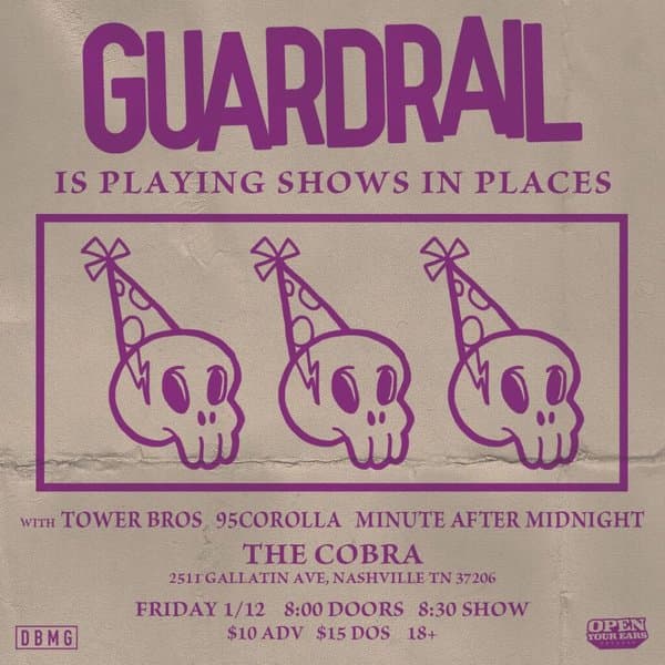 GUARDRAIL | Tower Bros | Minute After Midnight | 95Corolla