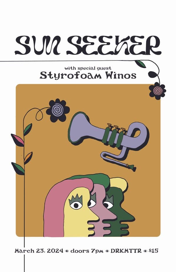 Sun Seeker w/ Styrofoam Winos