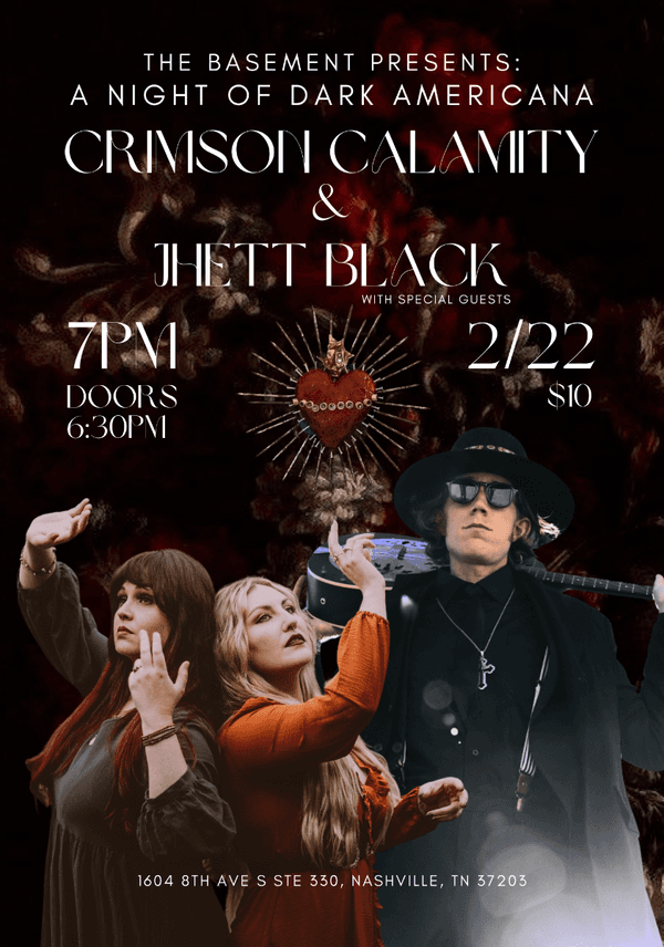 Crimson Calamity w/ Jhett Black