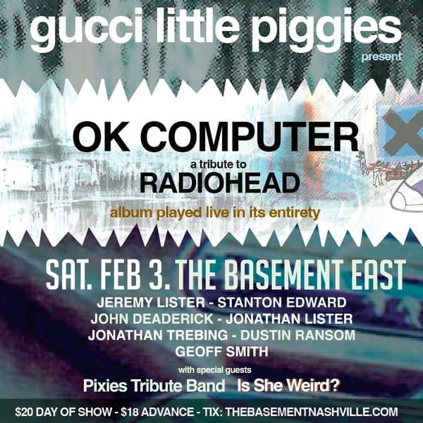 OK COMPUTER - A TRIBUTE TO RADIOHEAD W/ PIXES TRIBUTE BAND