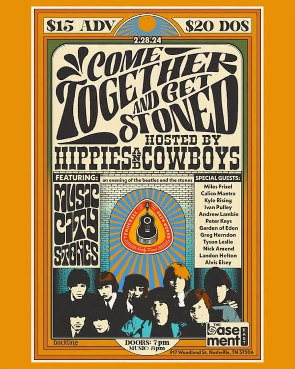 Hippies and Cowboys: An Evening to The Beatles and The Rolling Stones