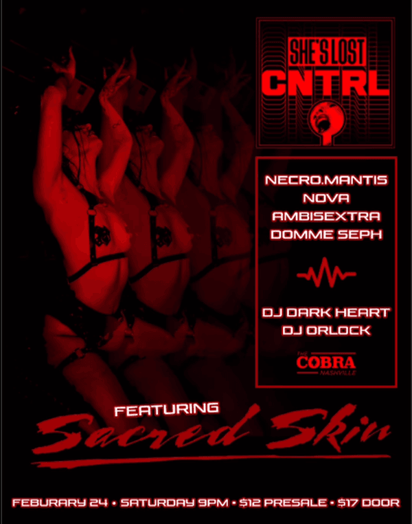 She's Lost Control @ The Cobra