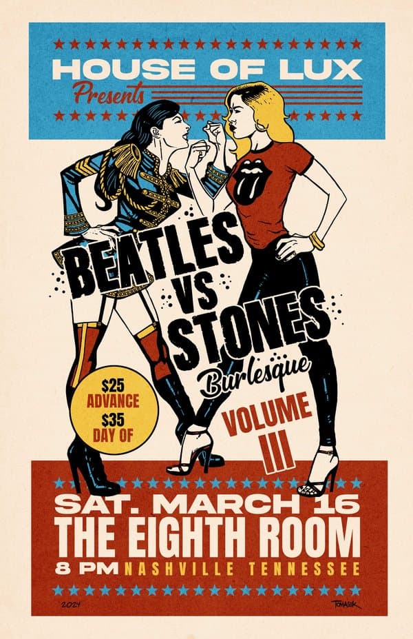 House of Lux Presents: LIGHT MY FIRE A Night of Doors-Themed Burlesque & Live Music by SHAMAN’S BLUES