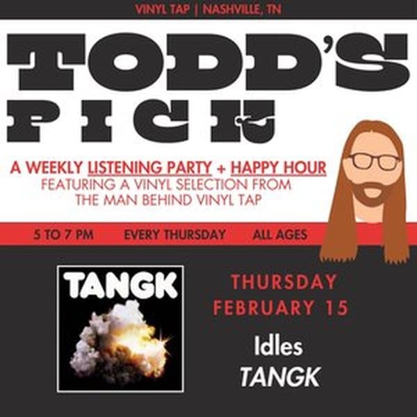 Todd’s Pick: Listening Party & Happy Hour