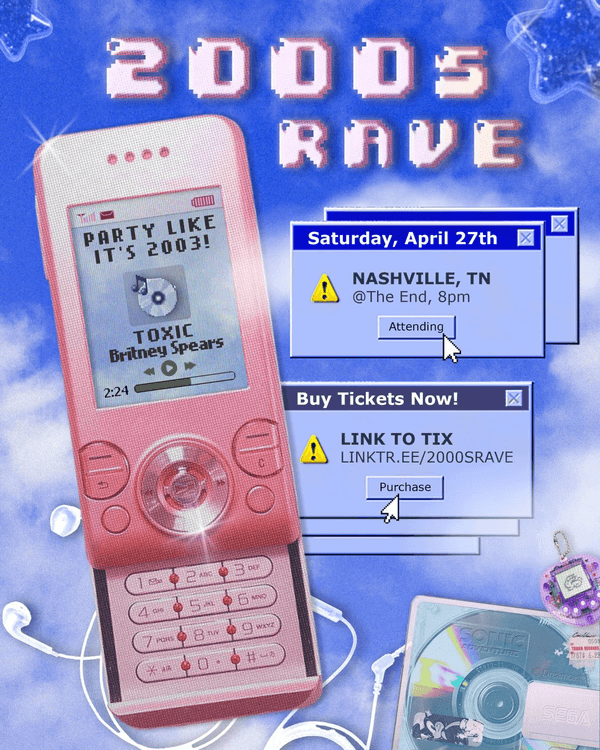 2000s Rave: Nashville feat. Synova, Groovecube, Lunai & SYSTEM ghost