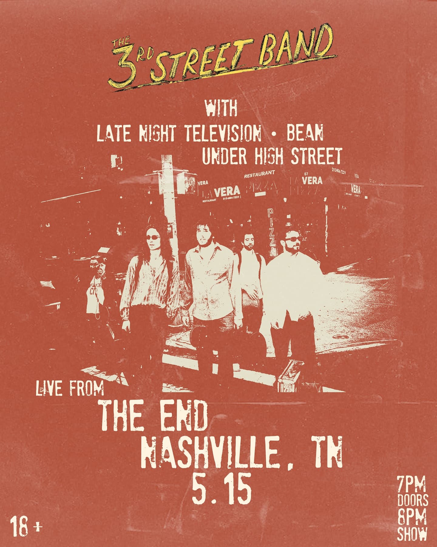 3rd Street Band // Late Night Television // Under High Street // Bean