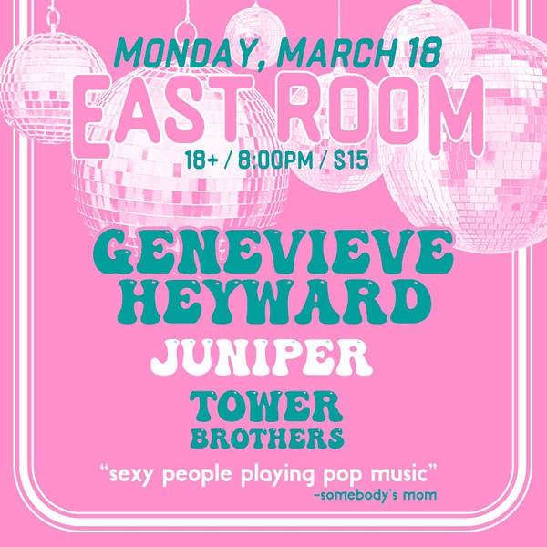 Genevieve Heyward // Juniper // Tower Brothers