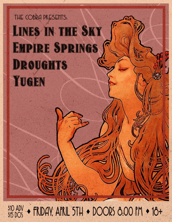 Lines in the Sky // Empire Springs // Droughts // Yugen