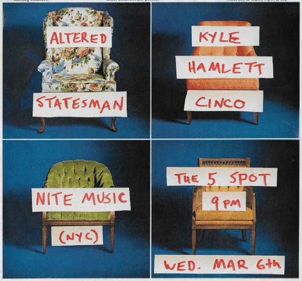 NITE MUSIC, Altered Statesman, Kyle Hamlett