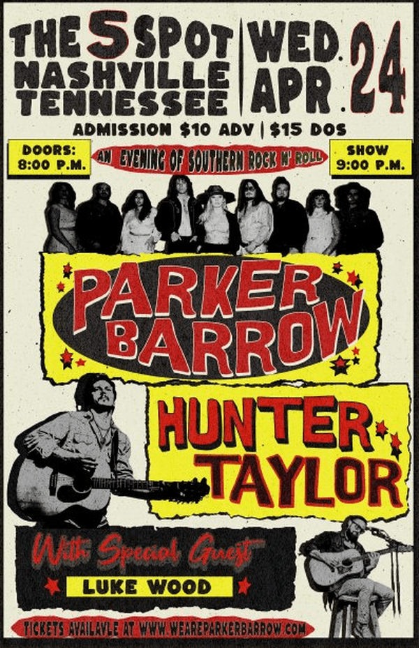 Parker Barrow, Hunter Taylor, Luke Wood