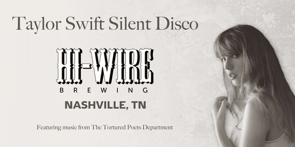 Taylor Swift Silent Disco Tortured Poets Department Party at Hi-Wire Nashville