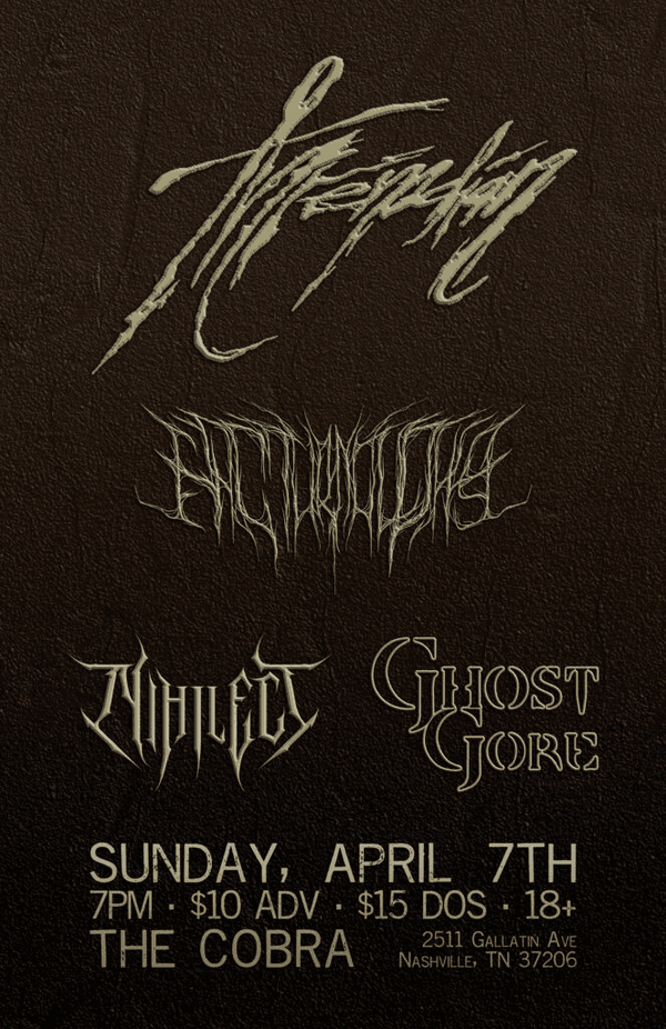 Threnodian // Nocturnal Pulse // Nihilect // Ghost Gore