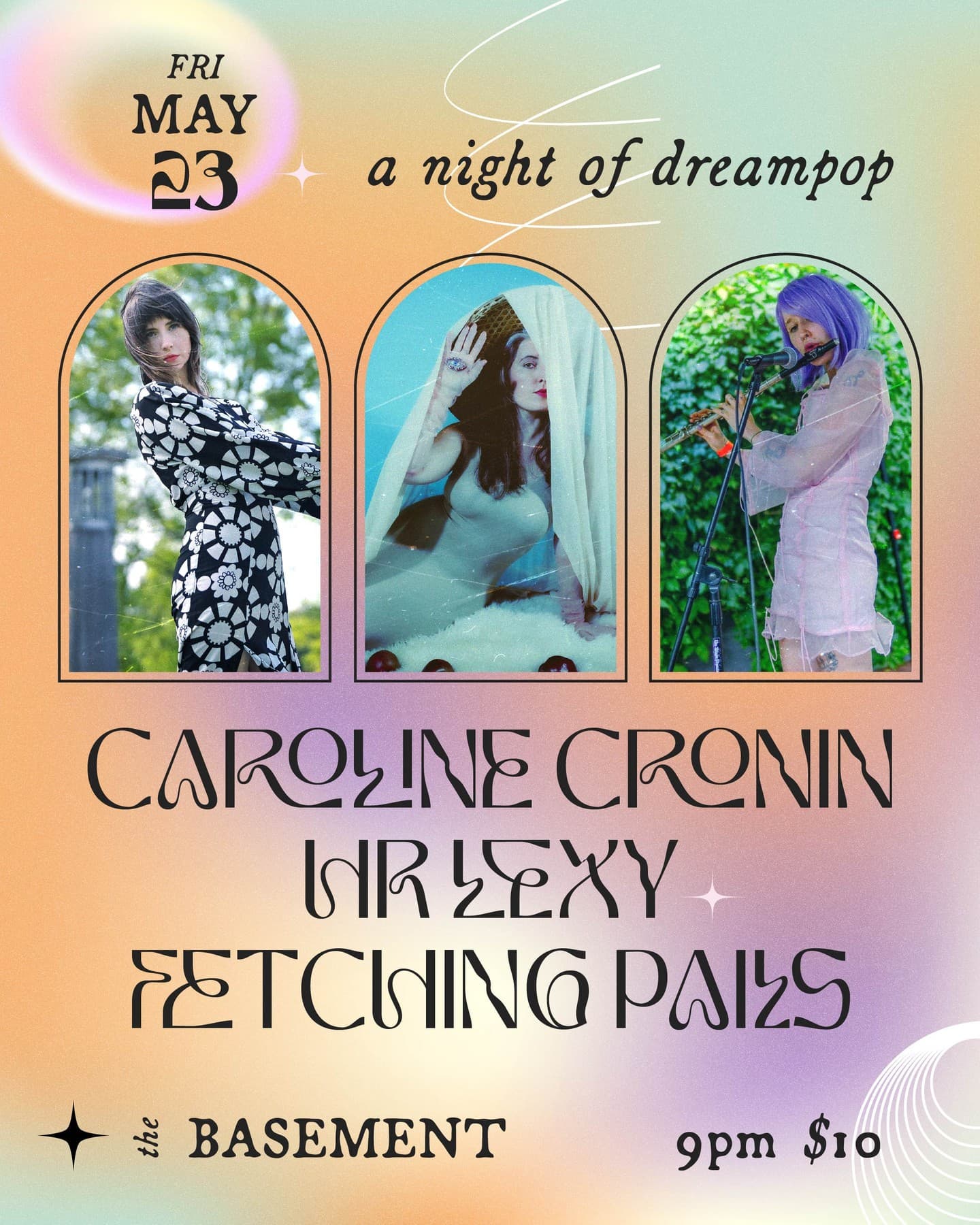 A Night Of Dreampop: Fetching Pails // HR Lexy // Caroline Cronin