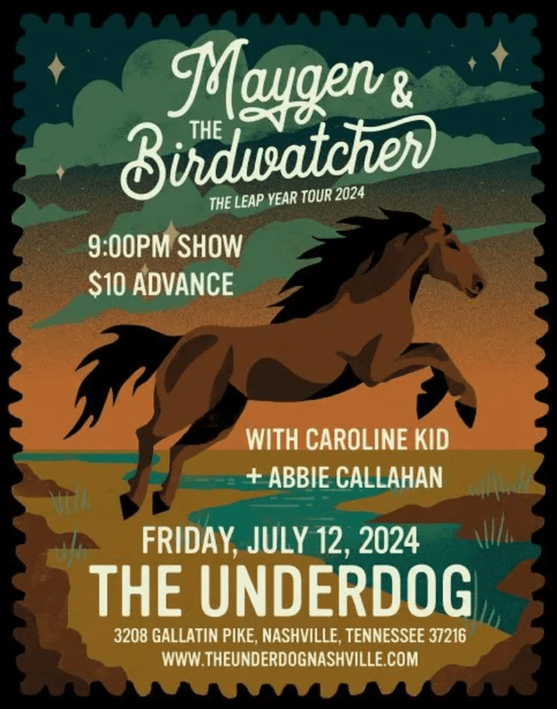 Abbie Callahan // Maygen & The Birdwatcher // Caroline Kidd