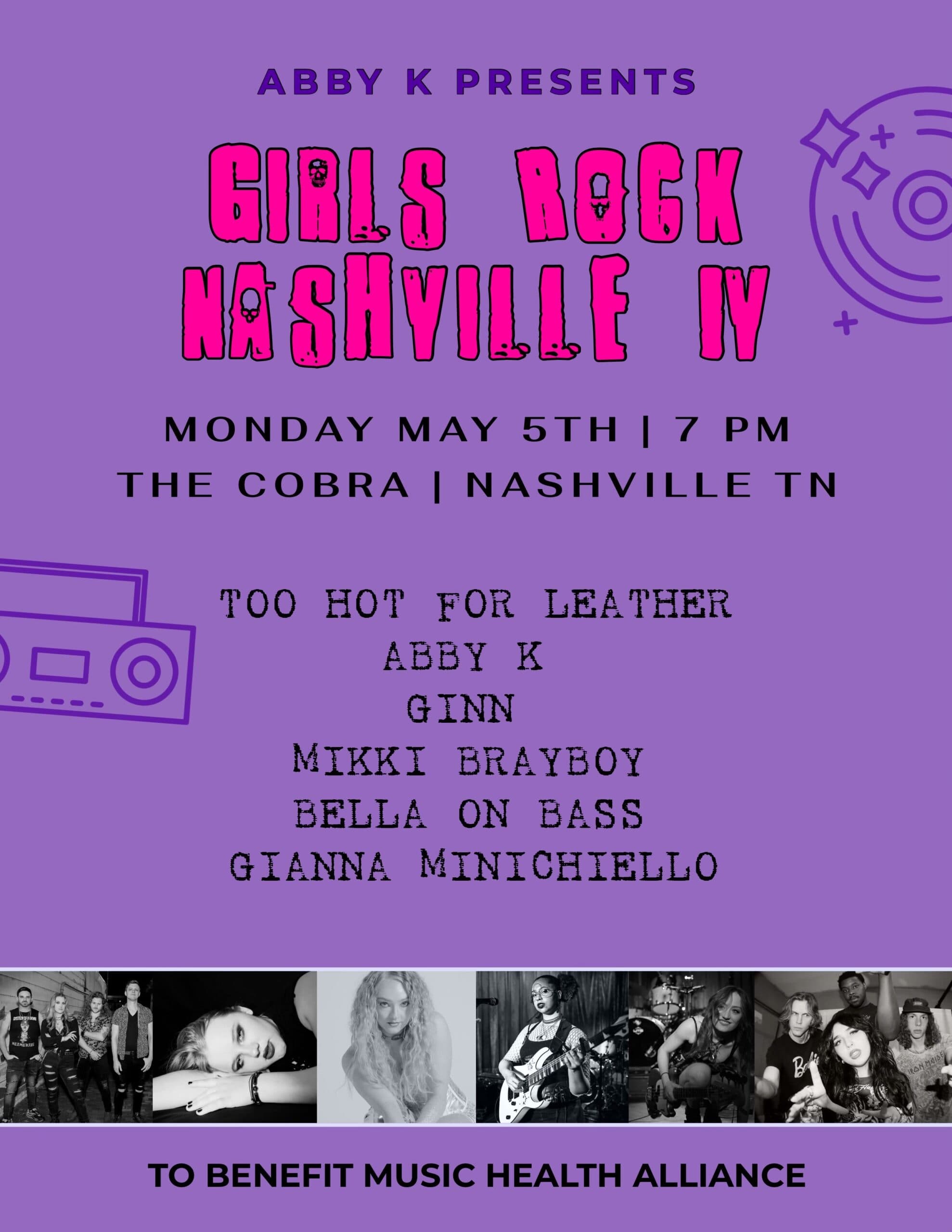 Abby K Presents - GIRLS ROCK NASHVILLE IV