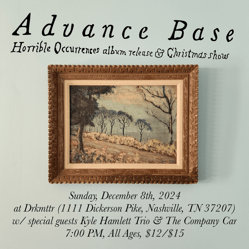 Advance Base // Kyle Hamlett Trio // The Company Car