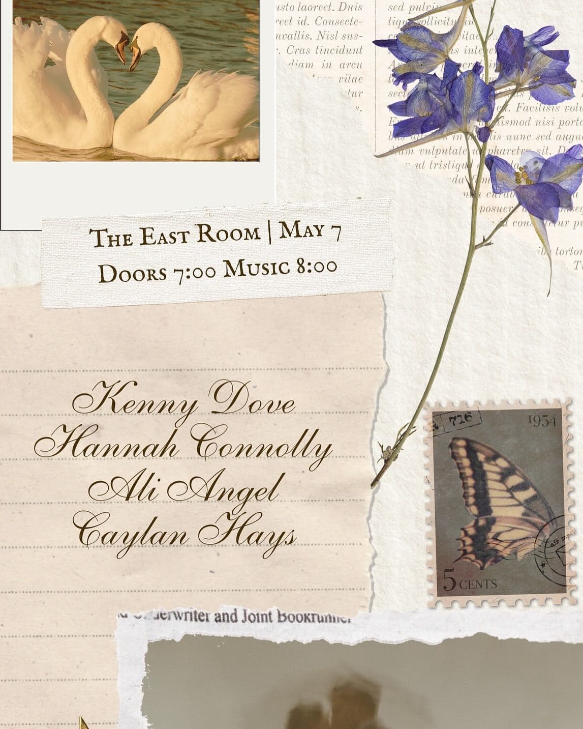 Ali Angel // Hannah Connolly // Kenny Dove // Caylan Hays