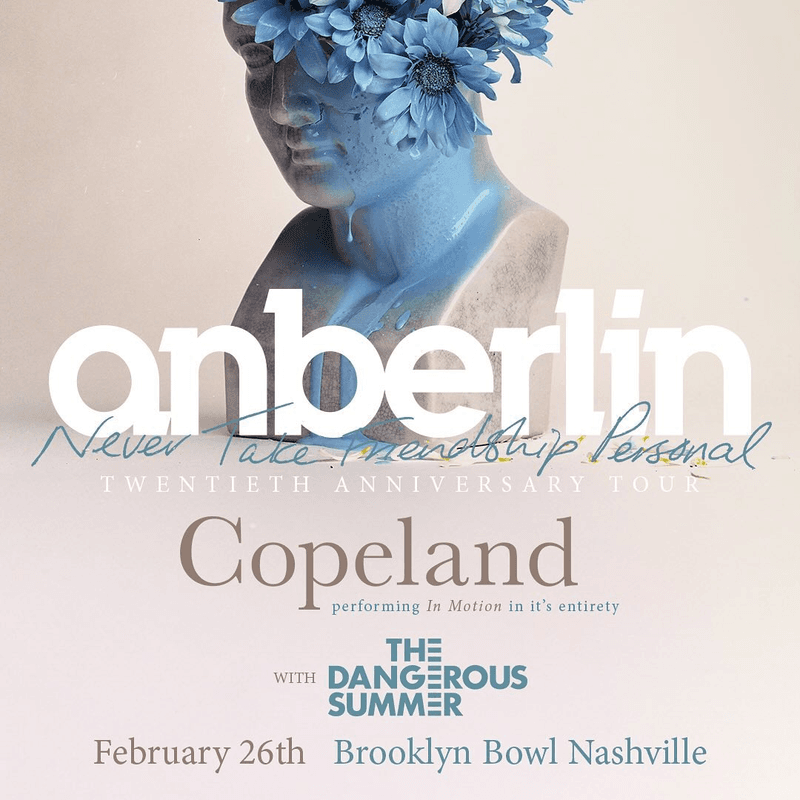 Anberlin // Copeland // The Dangerous Summer