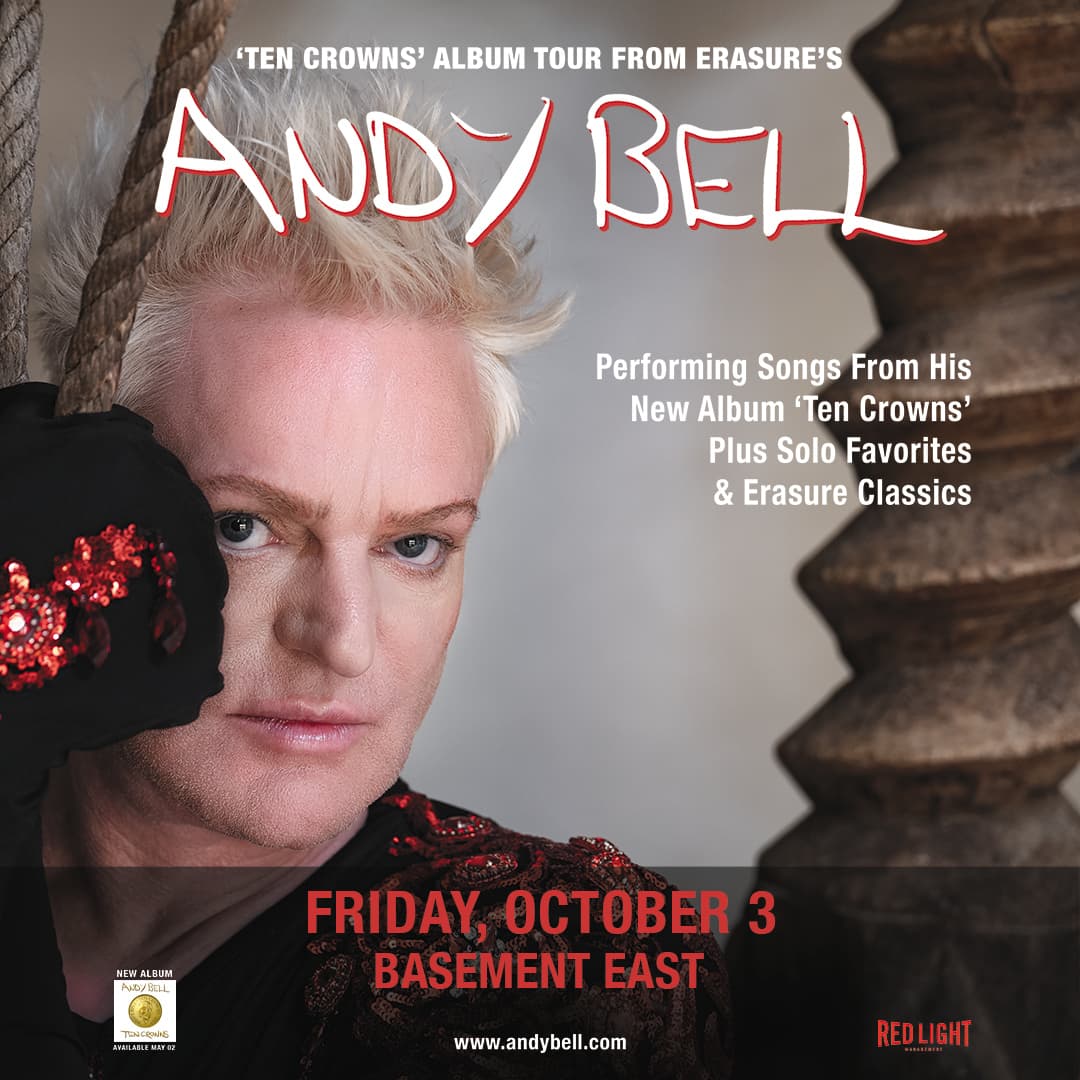 Andy Bell of Erasure - Ten Crowns Tour