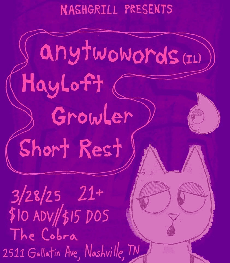anytwowords // HayLoft // Growler // Short Rest