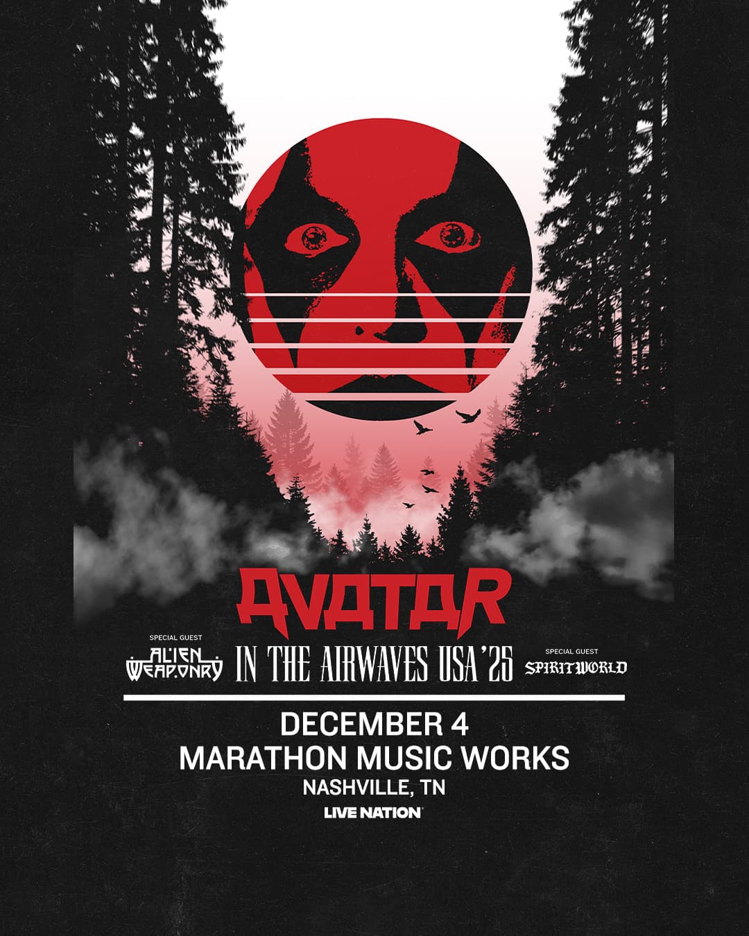 Avatar // Alien Weaponry // SpiritWorld - In The Airwaves USA 2025