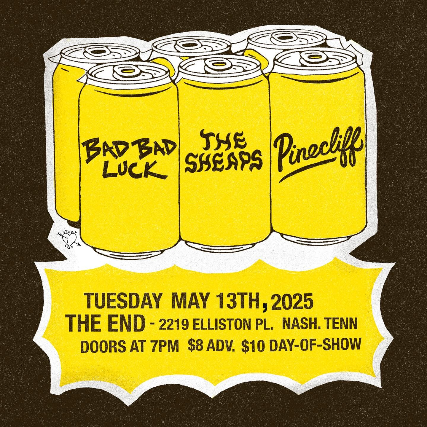 Bad Bad Luck // The Sheaps // Pinecliff