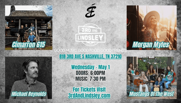 Blue Élan Records Presents Mustangs Of The West, Michael Reynolds, Morgan Myles & Cimarron 615