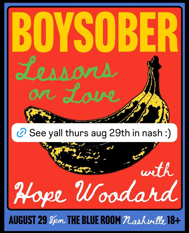 Boysober: Lessons on Love w/ Hope Woodard