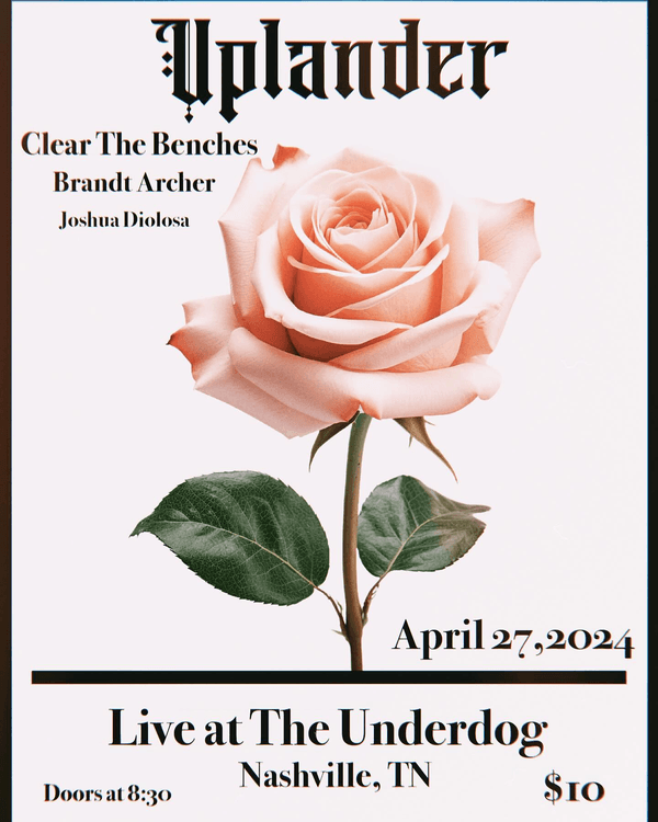 Clear The Benches // Brandt Archer // Joshua Diolosa