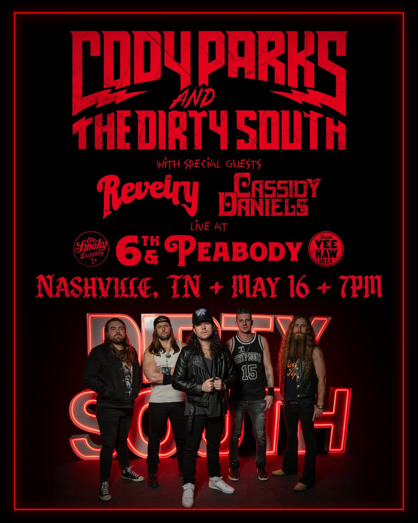 Cody Parks & The Dirty South // Cassidy Daniels // Revelry