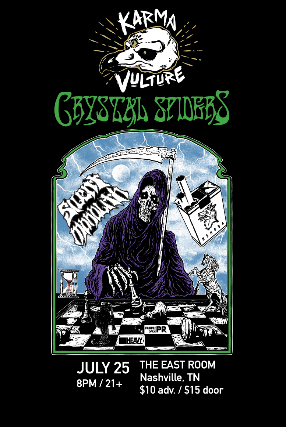 Crystal Spiders // Karma Vulture // Silent Monolith // Nehoda