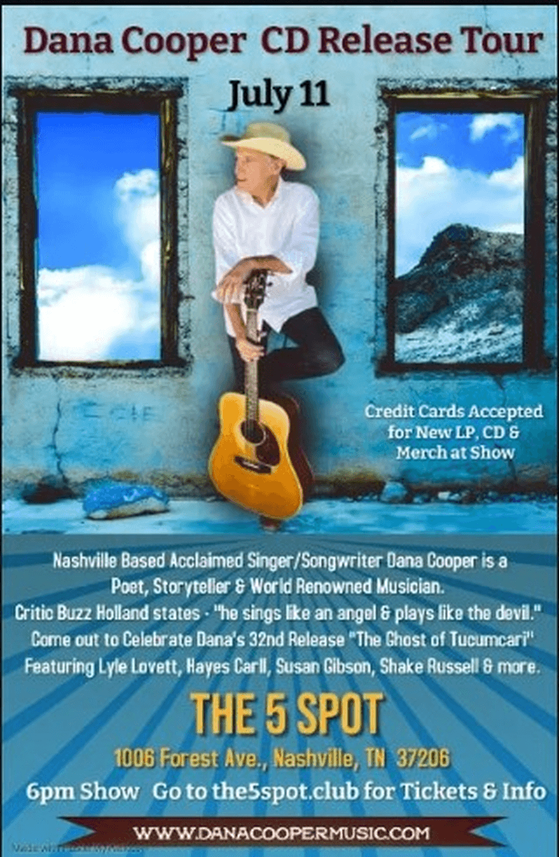 Dana Cooper CD Release Show