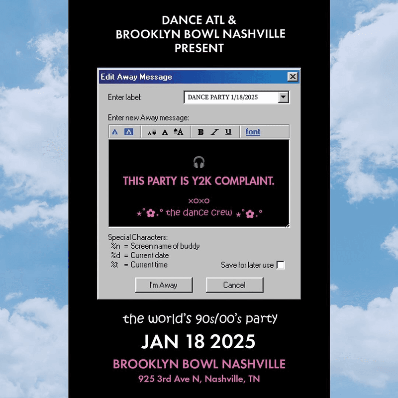 DANCE! - A 90’s/00’s Party