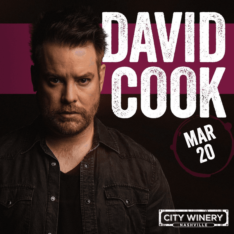 David Cook @ City Winery Mainstage