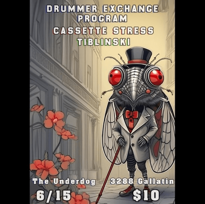 Drummer Exchange Program // Cassette Stress // Tiblinski