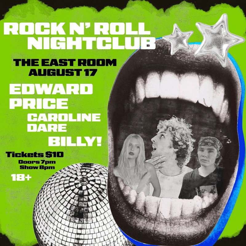 Edward Price // Caroline Dare // Billy!