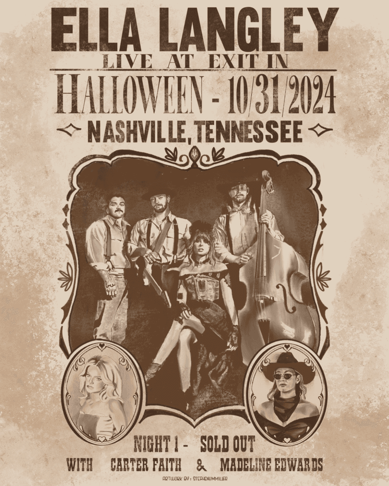 Ella Langley // Carter Faith // Madeline Edwards - Day 1 - SOLD OUT