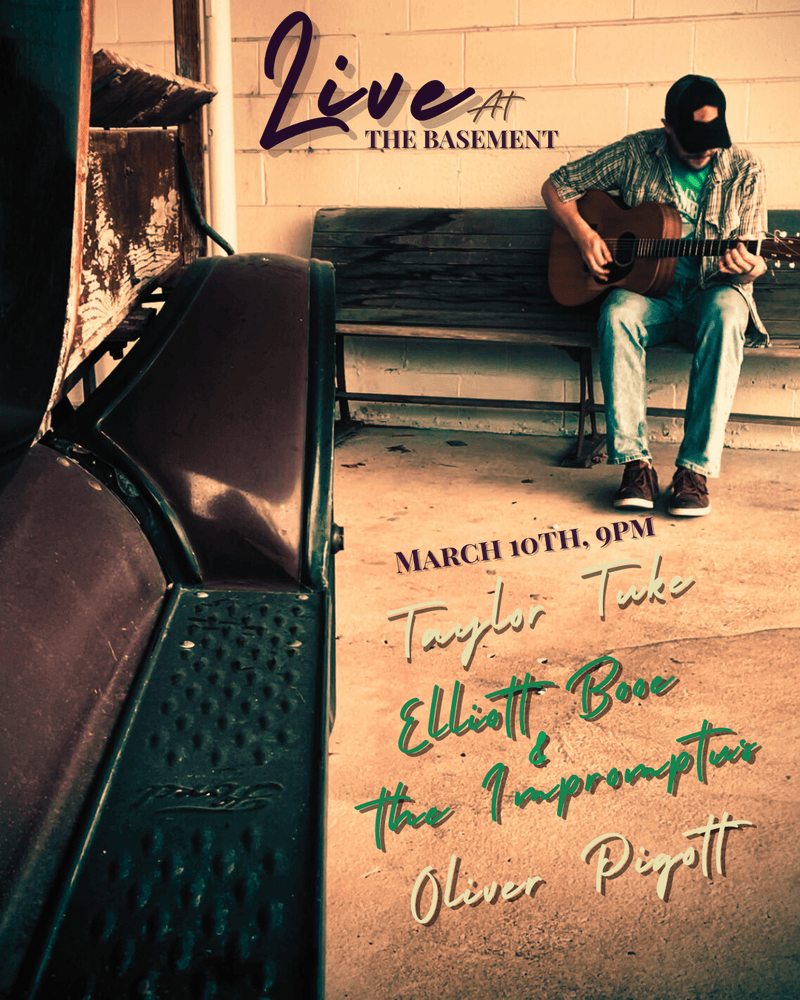 Elliott Booe & The Impromptus // Oliver Pigott & The Far Out Cowboys // Taylor Tuke