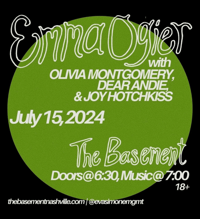 Emma Ogier // Olivia Montgomery // Dear Andie // Joy Hotchkiss